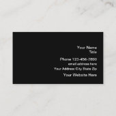 Auto-carrosserie reparatie auto visitekaartje (Achterkant)