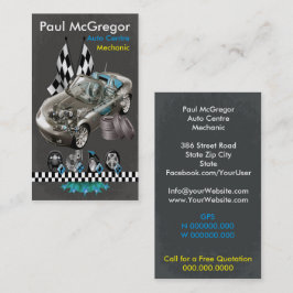 Auto Centre / Mechanic Business Card Visitekaartje