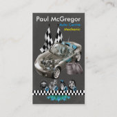 Auto Centre / Mechanic Business Card Visitekaartje (Voorkant)