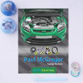 Auto Centre  - TuneUp Mechanic Flyer (Enkel)