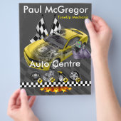 Auto Centre / TuneUp Mechanic Flyer (Hand)