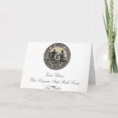 Auto China's WV State Park Series: Log Cabin Kaart (Achterkant)