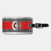 Auto Chrome Route 66 Bagagelabel (Voorkant horizontaal)