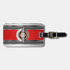 Auto Chrome Route 66 Bagagelabel