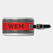 Auto ChromeTags Bagagelabel (Voorkant horizontaal)