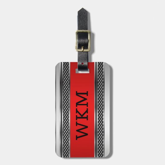 Auto ChromeTags Bagagelabel (Voorkant verticaal)