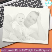 Auto Converteren Foto naar B & W Lichte Toon Achte Notitieblok