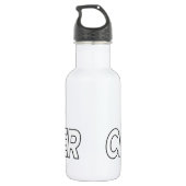 Auto Crosser Waterfles (Achterkant)