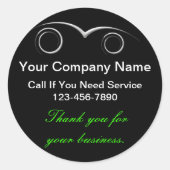 Auto Dank u Stickers (Voorkant)