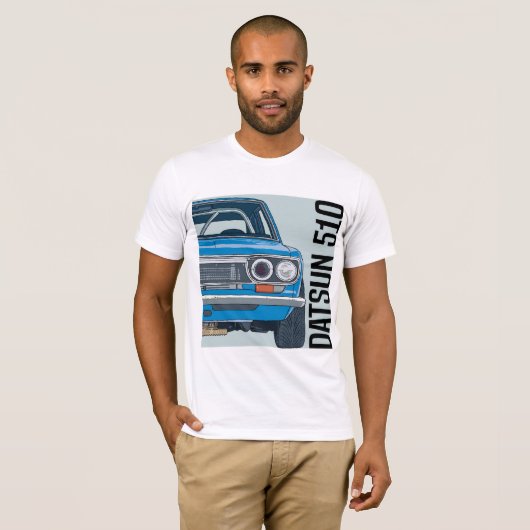 Auto - Datsun 510 T-shirt (Voorkant volledig)