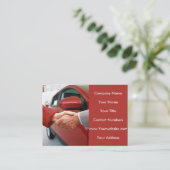 Auto Dealer Business afbeelding voor Visitekaartje (Staand voorkant)