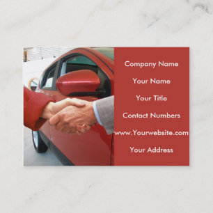 Auto Dealer Business afbeelding voor Visitekaartje