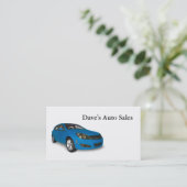 Auto Dealer Visitekaartje (Staand voorkant)