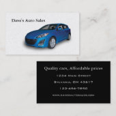 Auto Dealer Visitekaartje (Voorkant / Achterkant)