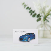 Auto Dealer Visitekaartje (Staand voorkant)