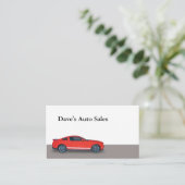 Auto Dealer Visitekaartje (Staand voorkant)