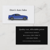 Auto Dealer Visitekaartje (Voorkant / Achterkant)