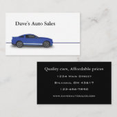 Auto Dealer Visitekaartje (Voorkant / Achterkant)