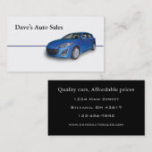 Auto Dealer Visitekaartje (Voorkant / Achterkant)