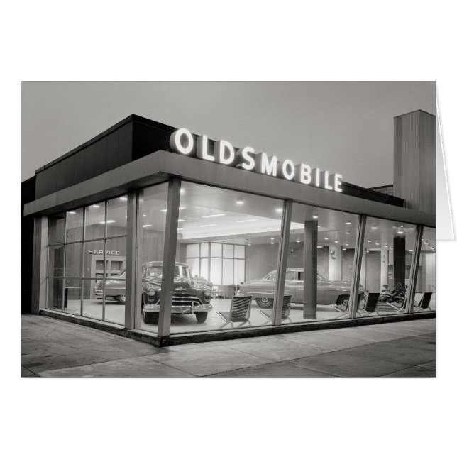 Auto Dealership, 1950. (Voorkant Horizontaal)