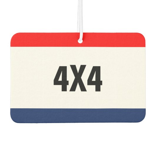 Auto Dealership 4X4 Promotie Luchtverfrisser (Voorkant)