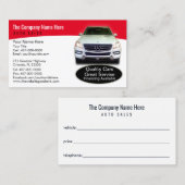 Auto Dealership-Auto Sales Associate Visitekaartje (Voorkant / Achterkant)