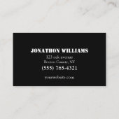 Auto Dealership-Auto Sales Associate Visitekaartje (Achterkant)