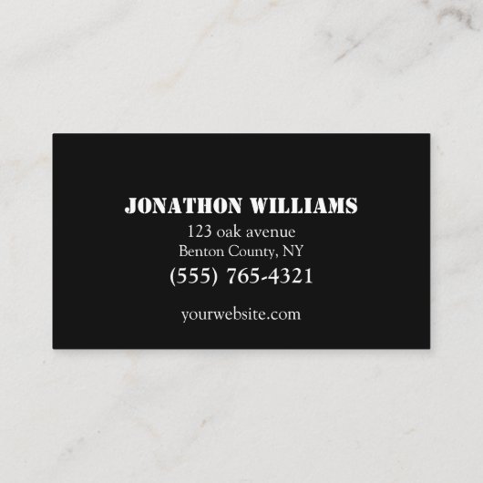 Auto Dealership-Auto Sales Associate Visitekaartje (Achterkant)