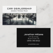 Auto Dealership-Auto Sales Associate Visitekaartje (Voorkant / Achterkant)