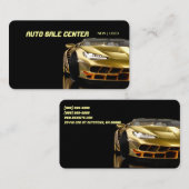 Auto Dealership & Auto Sales Associate Visitekaartje (Voorkant / Achterkant)