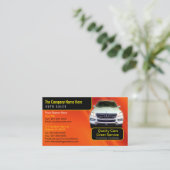 Auto Dealership-Auto Sales Associate Visitekaartje (Staand voorkant)