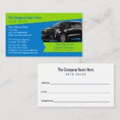 Auto Dealership-Auto Sales Associate Visitekaartje (Voorkant / Achterkant)