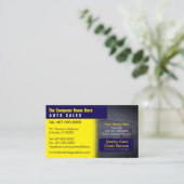 Auto Dealership-Auto Sales Associate Visitekaartje (Staand voorkant)