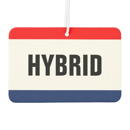 Auto Dealership Hybride Bevordering Luchtverfrisser (Achterkant)