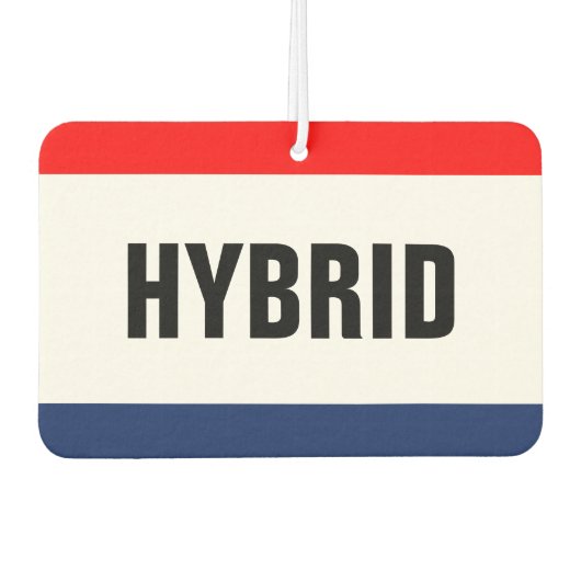 Auto Dealership Hybride Bevordering Luchtverfrisser (Voorkant)