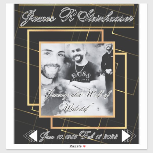 Auto Decal In Loving Memory Sticker (Vel)