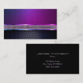 Auto Design Carbon Fibre Mechanic Service Visitekaartje (Voorkant / Achterkant)