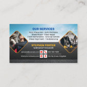 Auto Detail Auto Reparatie Auto Huren Auto Visitekaartje (Achterkant)