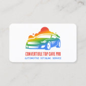 Auto Detail Kleurrijk Visitekaartje (Voorkant)