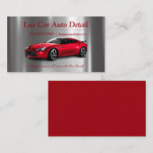 Auto Detail Wash Service Visitekaartje (Voorkant / Achterkant)