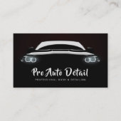 Auto Detail-wasservice voor auto's Visitekaartje (Voorkant)