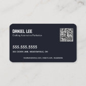 🔝 Auto Detailer Aangepaste QR Visitekaartje (Achterkant)