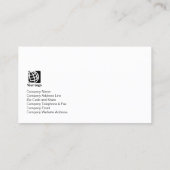 Auto Detailer Automotive Services Elegante ShinyCa Visitekaartje (Achterkant)