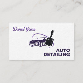 Auto Detailer Custom QR Premium Visitekaartje