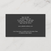 Auto Detailer Goud Gelicentieerd Bord Detailing Visitekaartje (Achterkant)