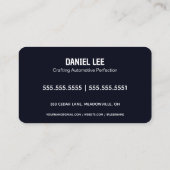 🏎️ Auto Detailer Neon Visitekaartje (Achterkant)