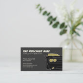 Auto Detailering, Spier Auto Reparatie Bus Visitekaartje (Staand voorkant)