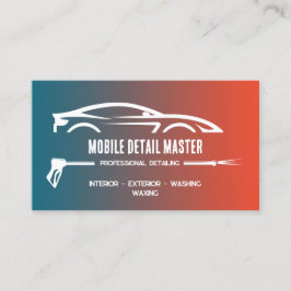 Auto Detailing Aangepaste QR Visitekaartje