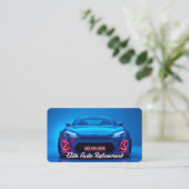 🚿 Auto Detailing Aangepaste QR Visitekaartje (Staand voorkant)