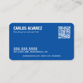 🚿 Auto Detailing Aangepaste QR Visitekaartje (Achterkant)